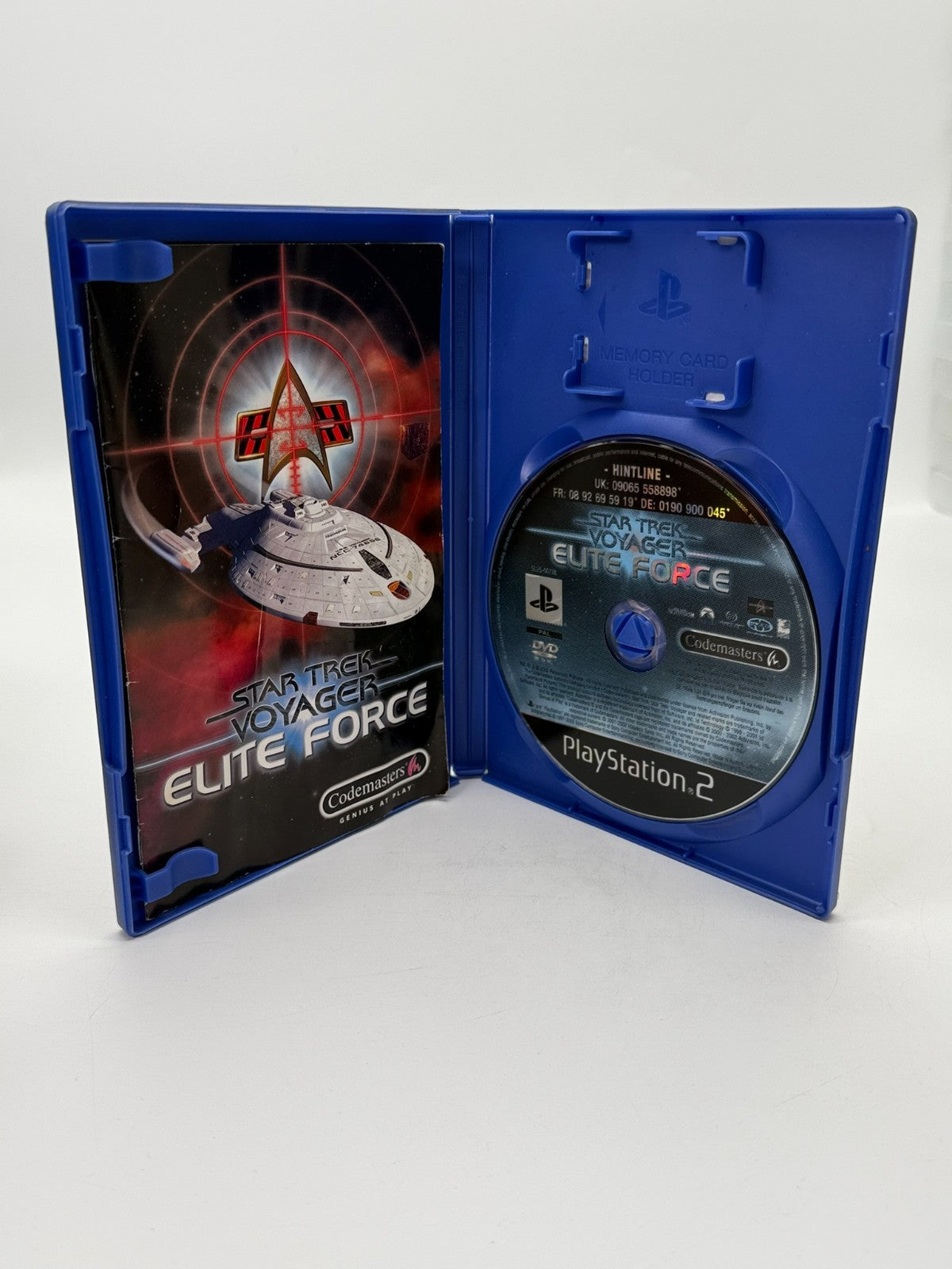 Star Trek Voyager Elite Force Sony Playstation 2 guter Zustand CIB OVP