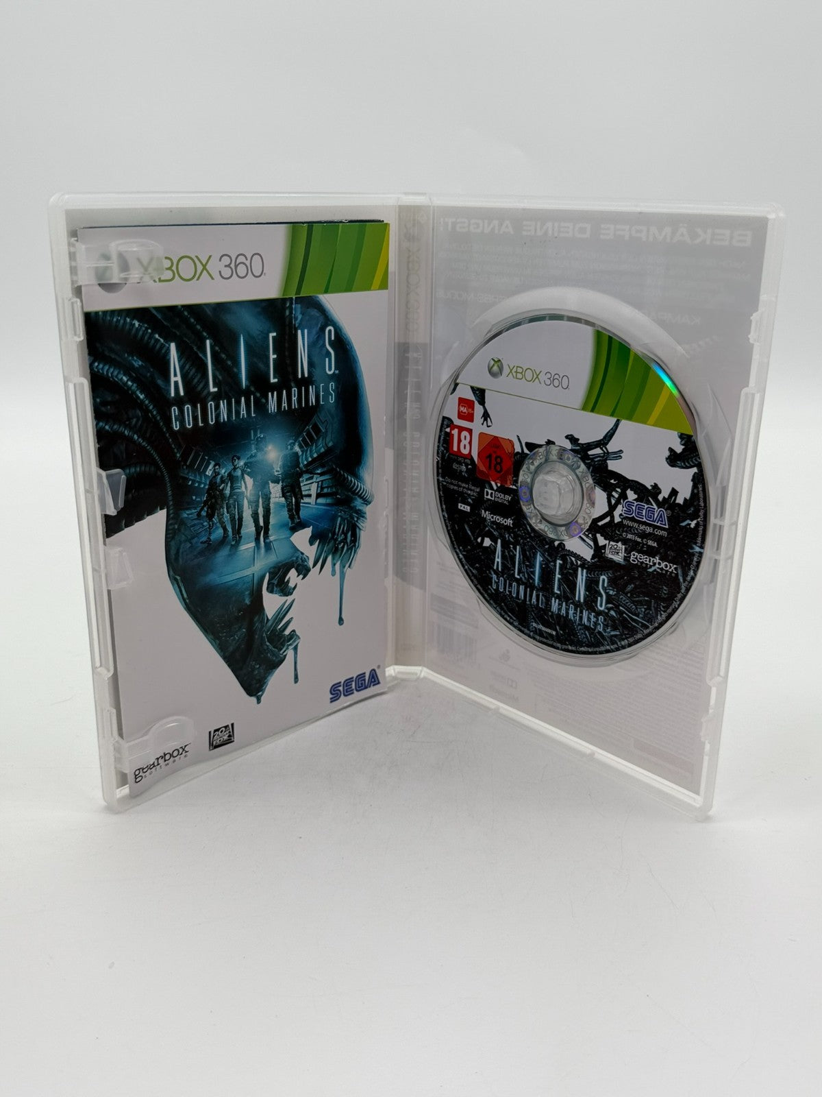 Aliens Colonial Marines Microsoft XBox 360 guter Zustand CIB OVP