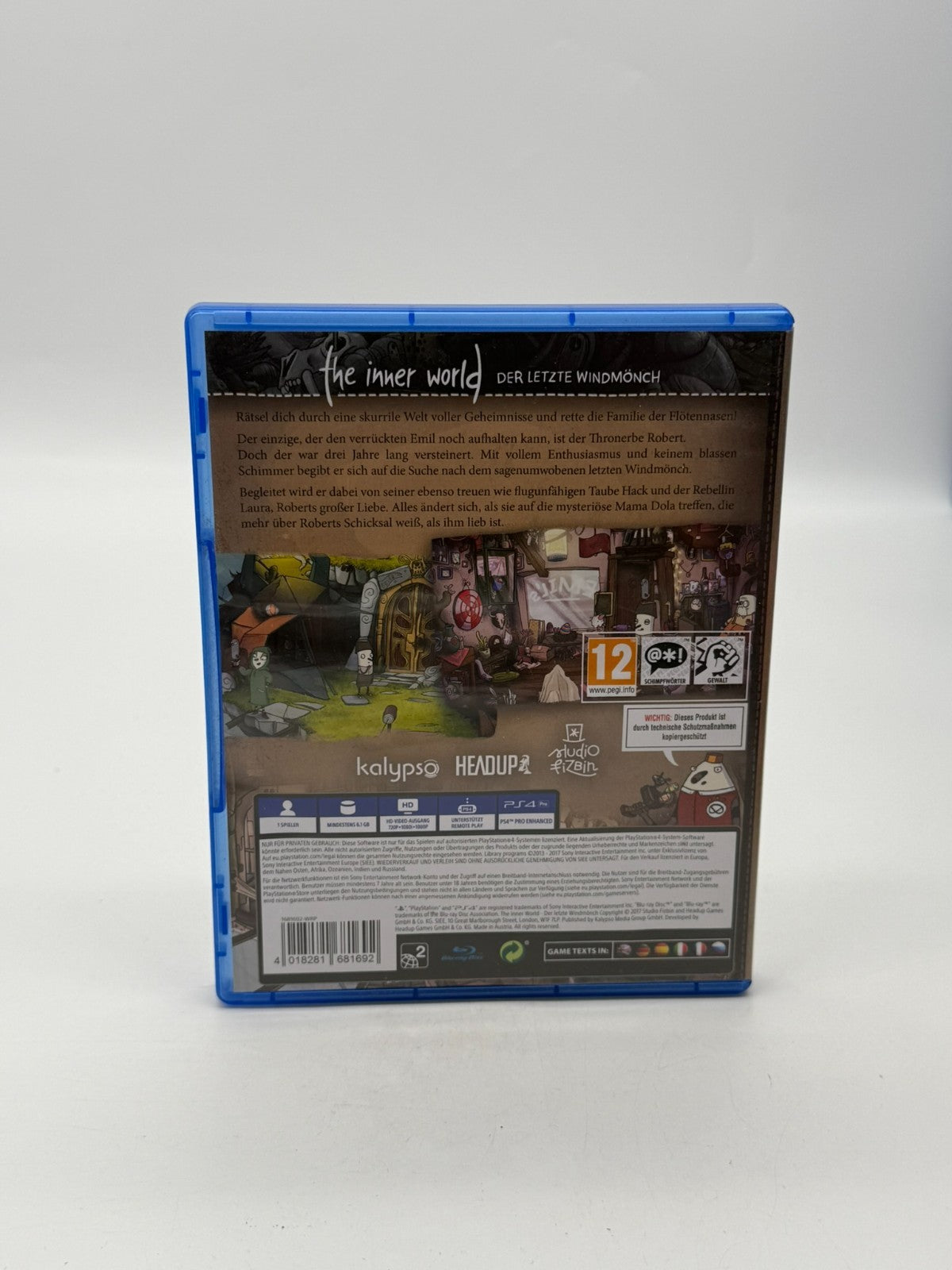 The Inner World: der Letzte Windmönch Sony Playstation 4 Sehr guter Zustand