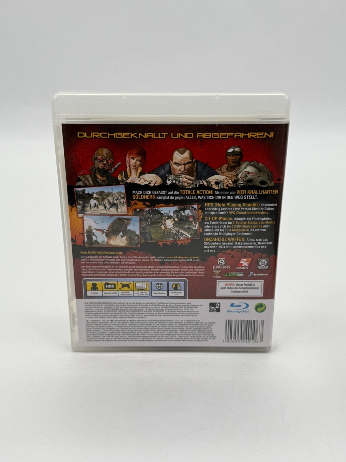 Borderlands Sony PlayStation 3 Very good condition CIB OVP