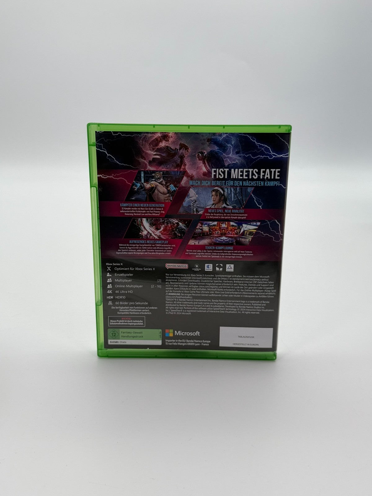 Tekken 8 Launch Edition Microsoft XBox Series X Sehr guter Zustand CIB OVP