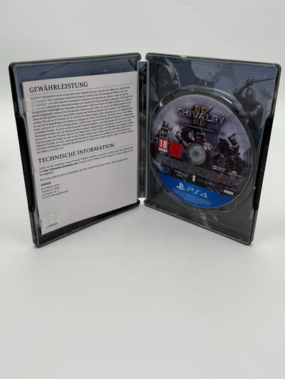 Chivalry II Steelbook Sony Playstation 4 mit Spiel Sehr gut - Neuwertig CIB