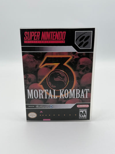 Mortal Kombat 3 Super Nintendo SNES NTSC-U/C Manuel et cartouche