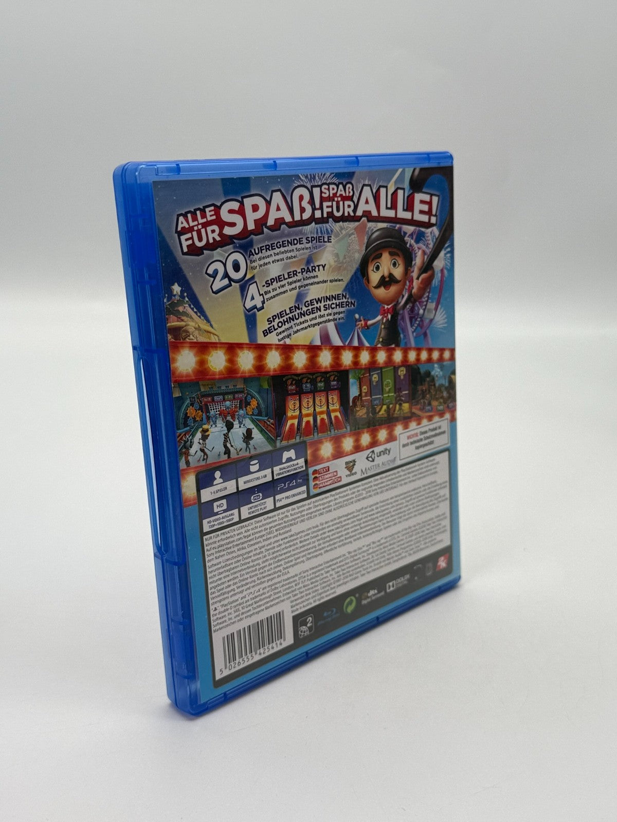 Carnival Games Sony Playstation 4 Très bon état CIB OVP