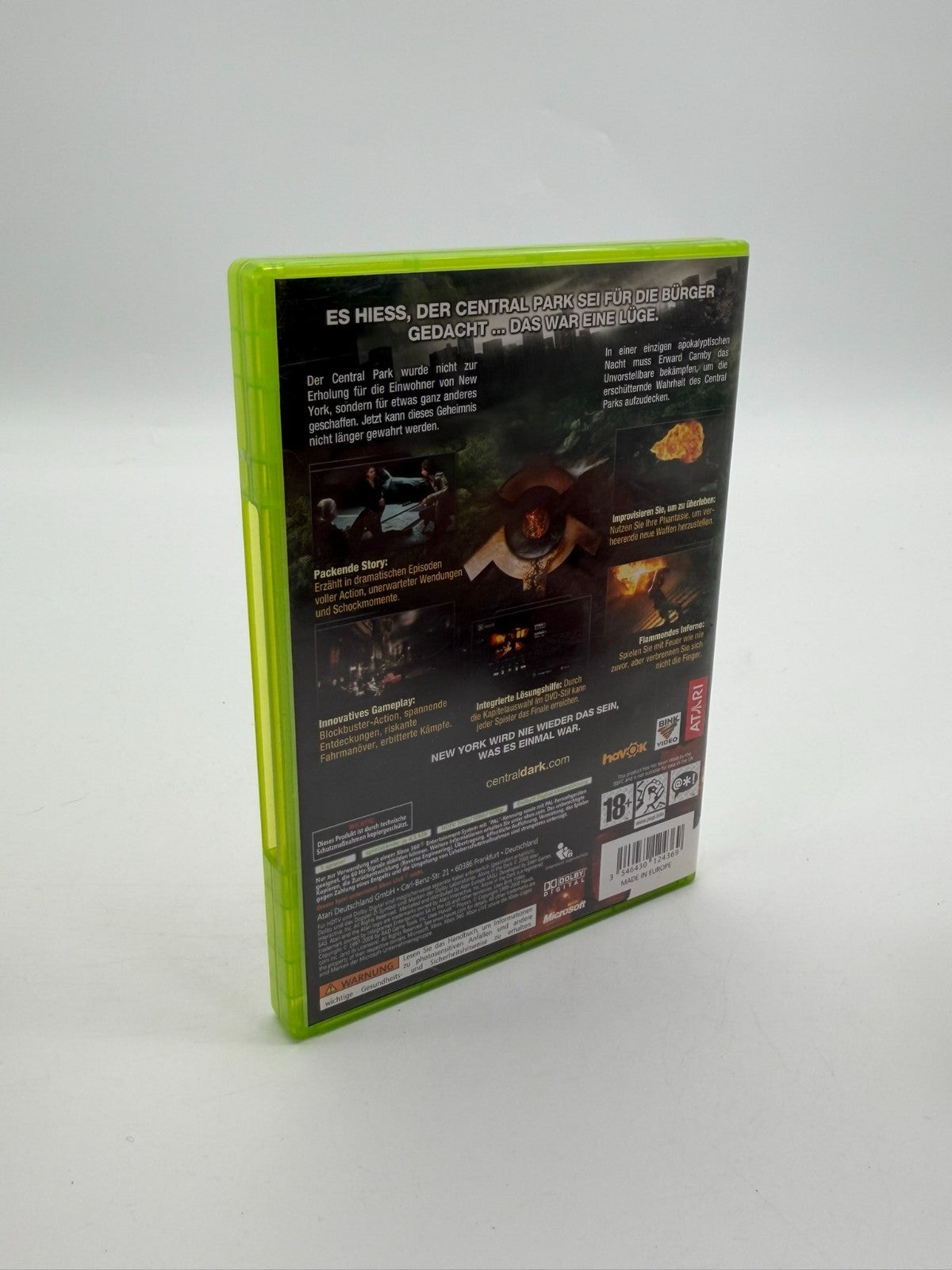 Alone In The Dark Microsoft XBox 360 Acceptable Condition CIB OVP