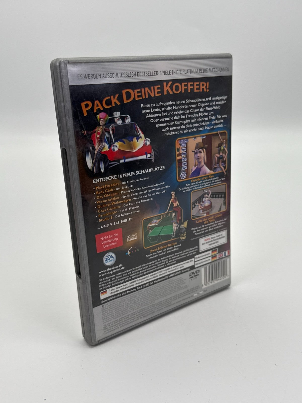 Die Sims brechen aus Sony Playstation 2 guter Zustand CIB OVP