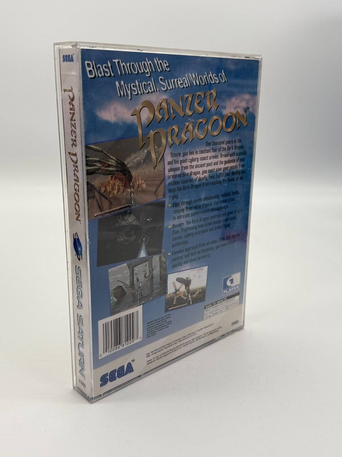Panzer Dragoon Sega Saturn NTSC-U/C Very Good Condition CIB OVP Long Box