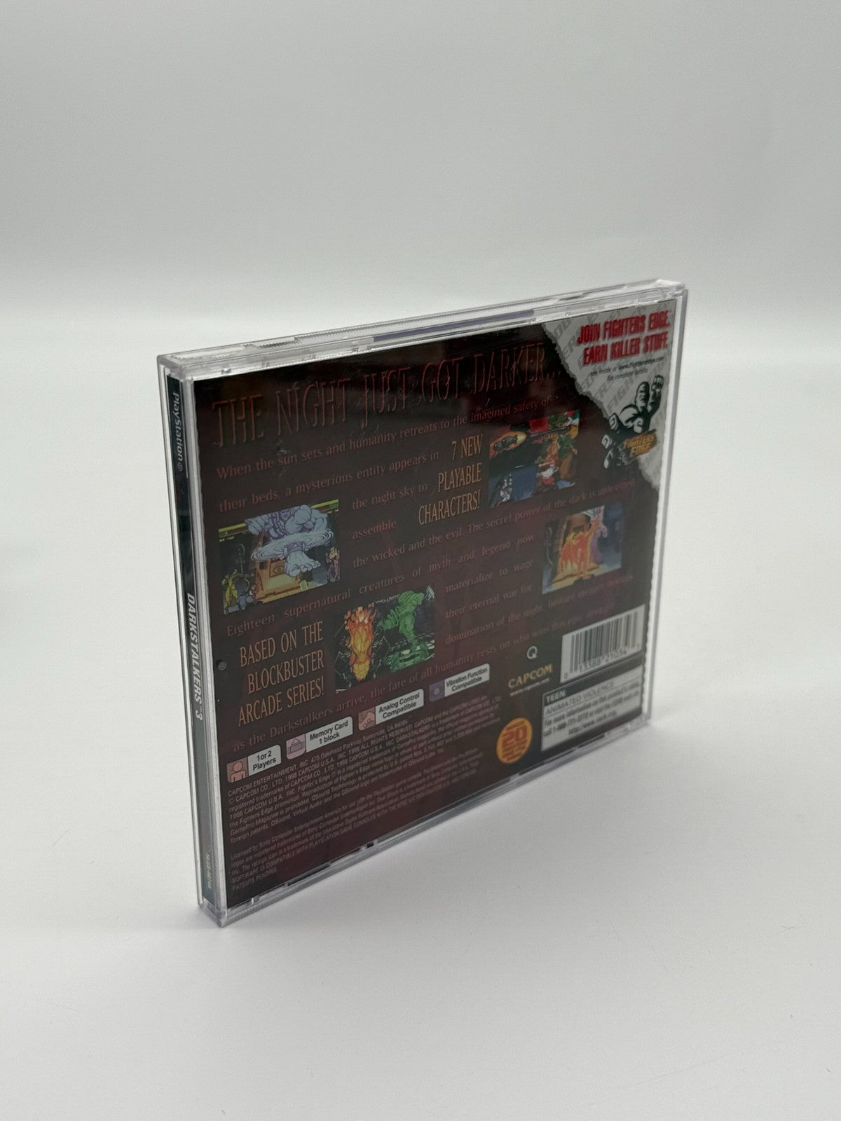 Darkstalkers 3 Sony Playstation 1 NTSC-U/C guter Zustand CIB OVP