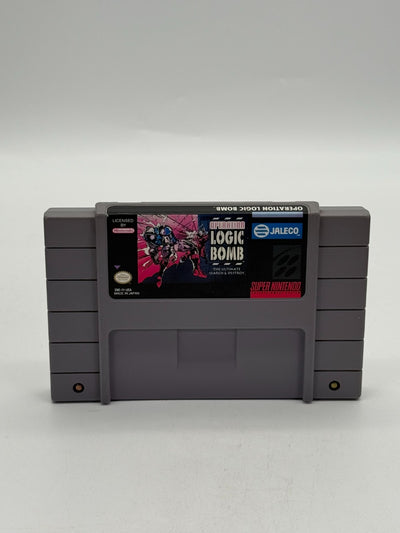 Operation Logic Bomb Super Nintendo SNES NTSC-U/C bon état Cartouche + Boîte