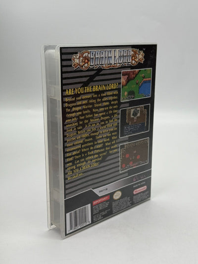 Brain Lord Super Nintendo SNES NTSC-U/C guter Zustand Modul + Anleitung