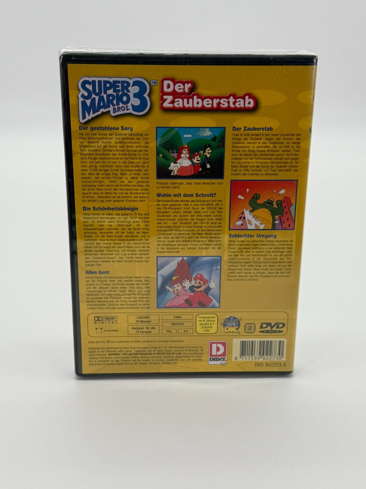 Super Mario Bros. 3 La baguette magique 6 épisodes Neuf & Inutilisé Scellé