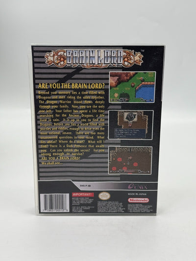 Brain Lord Super Nintendo SNES NTSC-U/C guter Zustand Modul + Anleitung