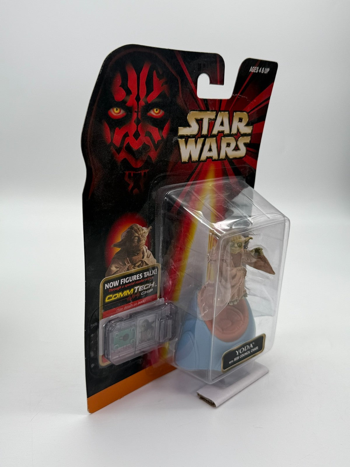 Star Wars Episode 1 Yoda With Jedi Council Chair New Unopened Comm Tech Chip