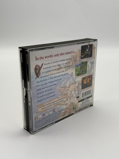 Dragon Warrior VII Sony Playstation 1 bon état CIB OVP Grande Boîte NTSC