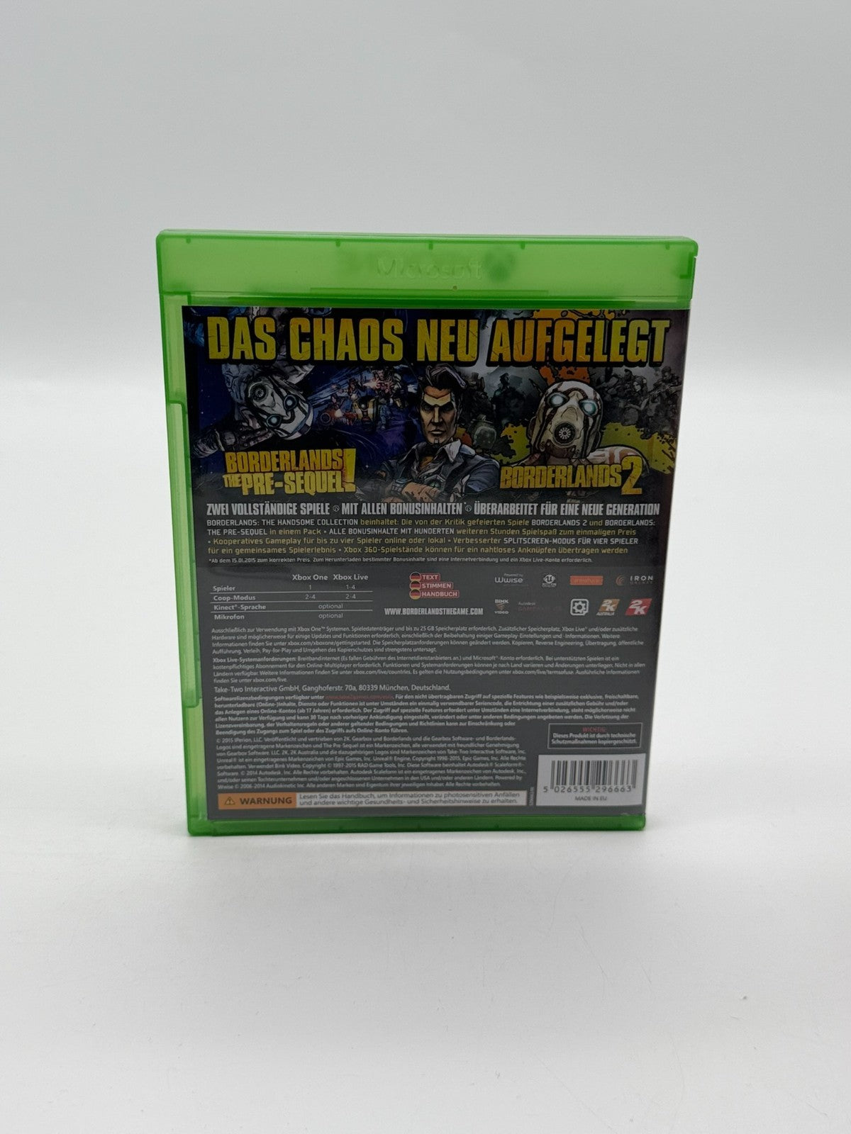 Borderlands The Handsome Collection Microsoft Xbox One Good Condition CIB