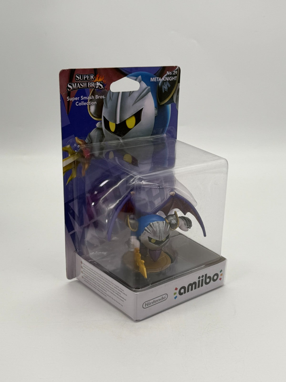 Super Smash Bros. Meta Knight No. 29 Amiibo scellé en usine Neuf CIB OVP