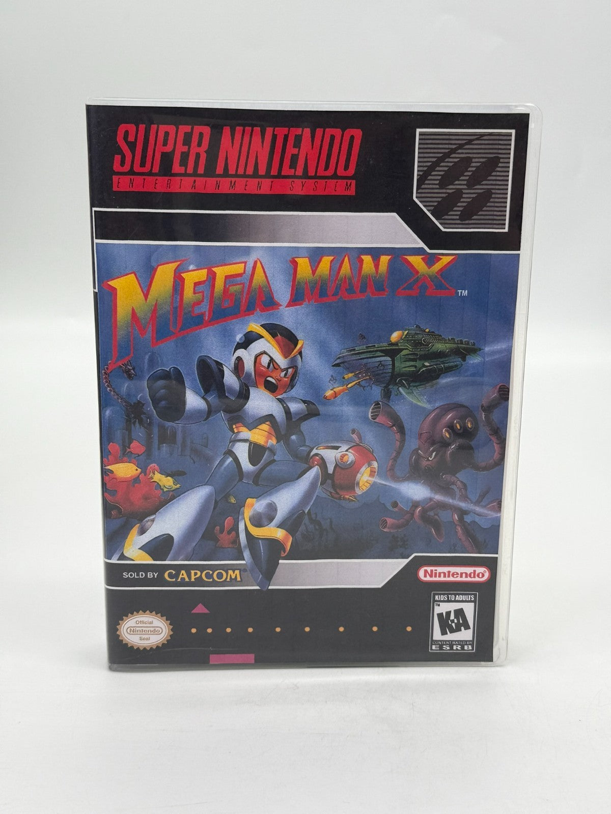Mega Man X Super Nintendo SNES NTSC-U/C Very good condition Cartridge + Manual