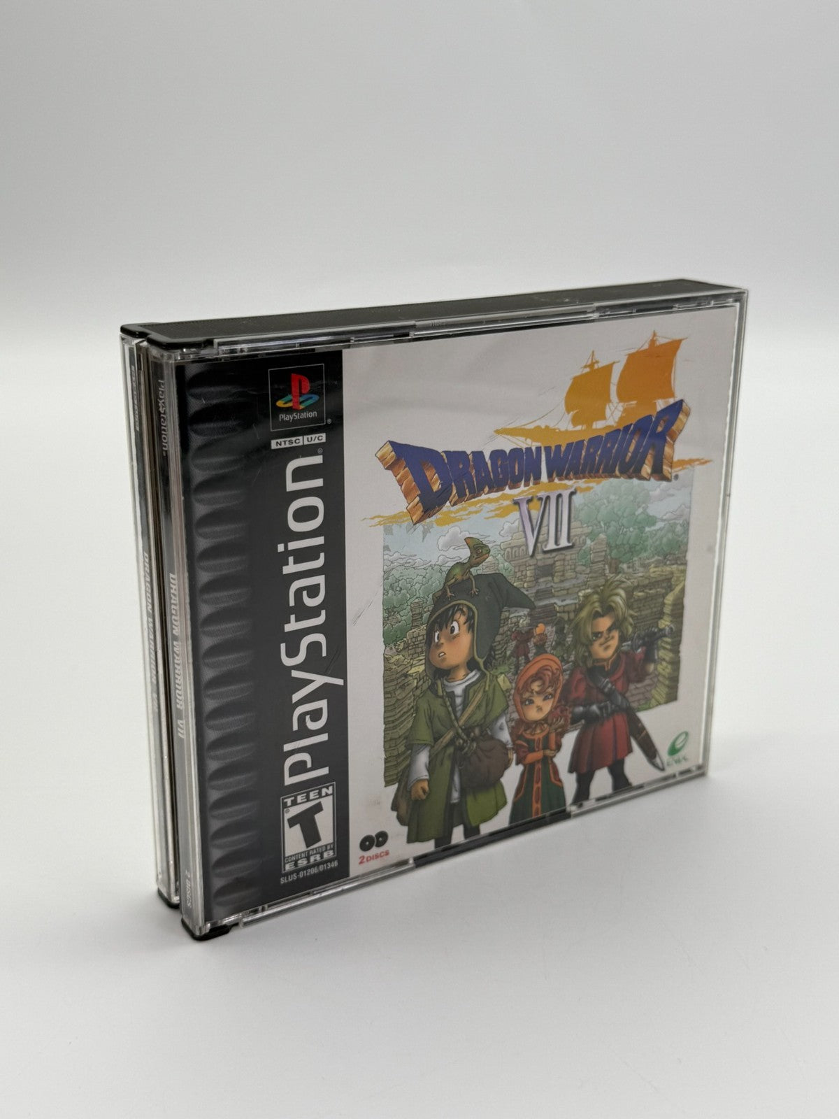 Dragon Warrior VII Sony Playstation 1 bon état CIB OVP Grande Boîte NTSC