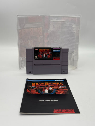 Brawl Brothers Super Nintendo SNES NTSC-U/C gut - Sehr gut Modul + Anleitung