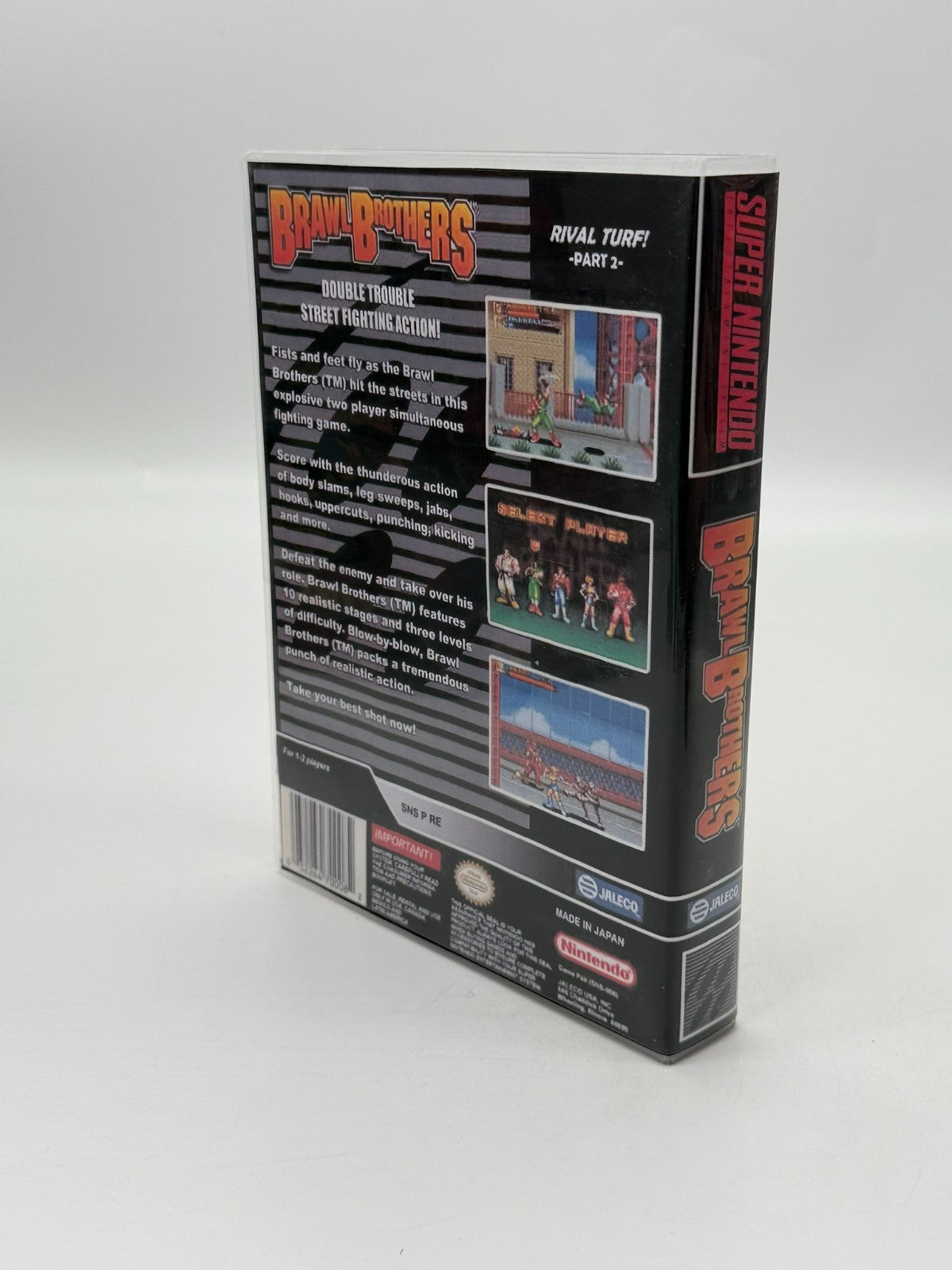 Brawl Brothers Super Nintendo SNES NTSC-U/C gut - Sehr gut Modul + Anleitung