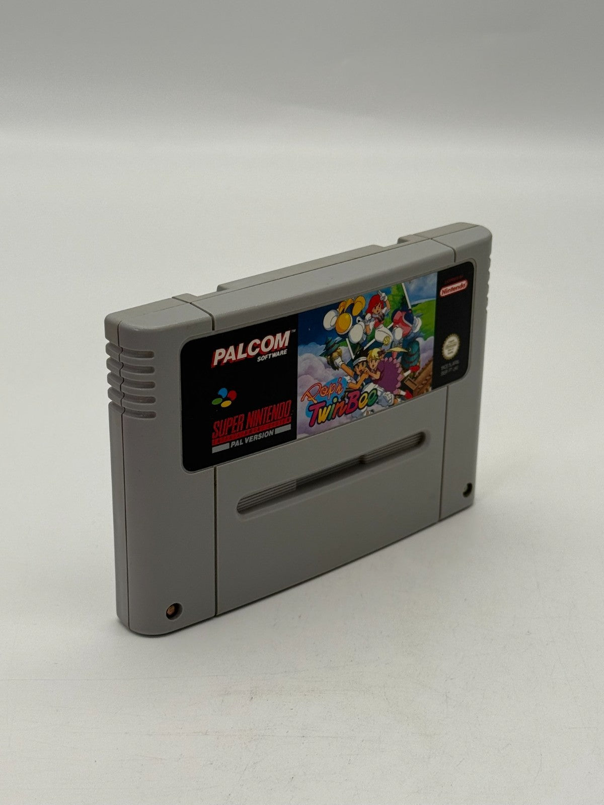 Pop´n TwinBee Super Nintendo SNES PAL bon état Cartouche + Housse de protection