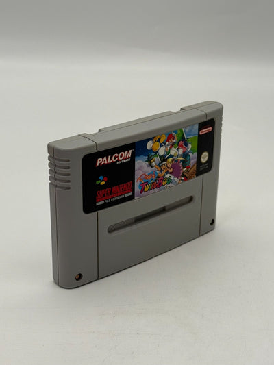 Pop´n TwinBee Super Nintendo SNES PAL bon état Cartouche + Housse de protection