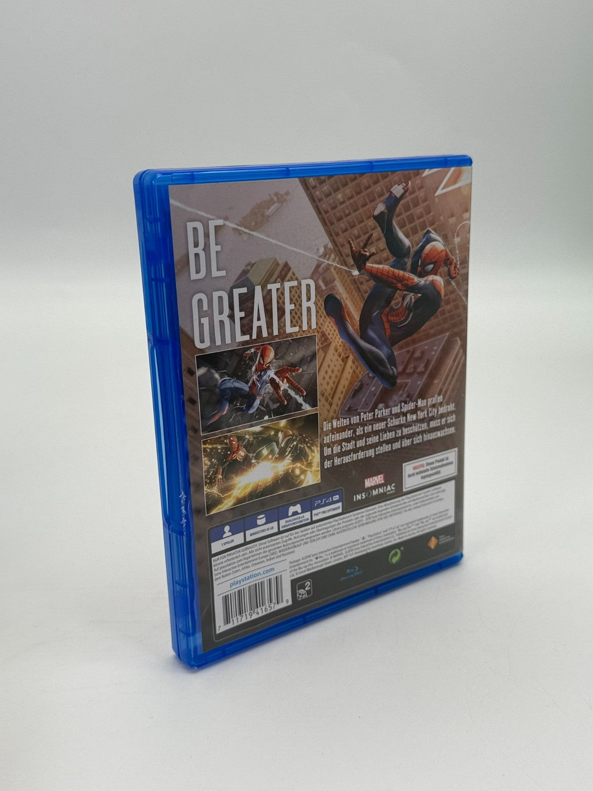 Spider Man + Steelbook Sony Playstation 4 Très bon état CIB OVP