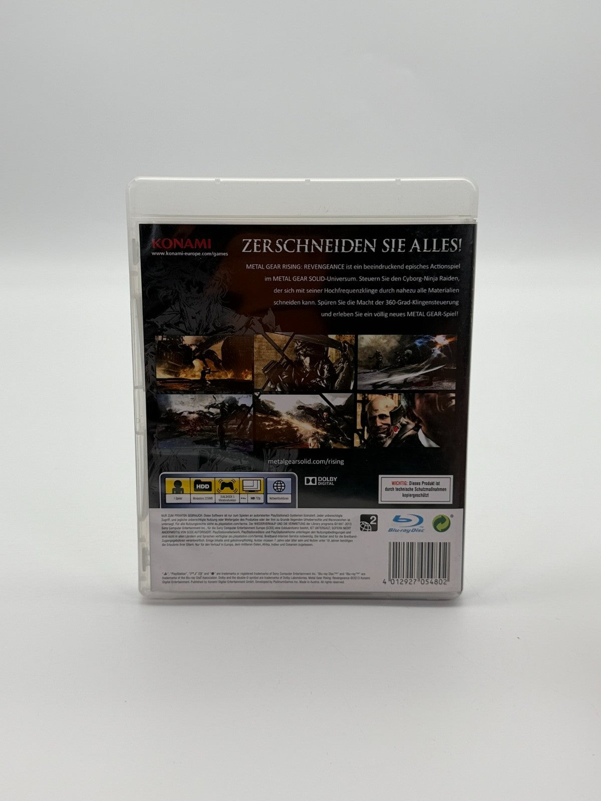 Metal Gear Rising Revengeance Sony Playstation 3 guter Zustand CIB OVP