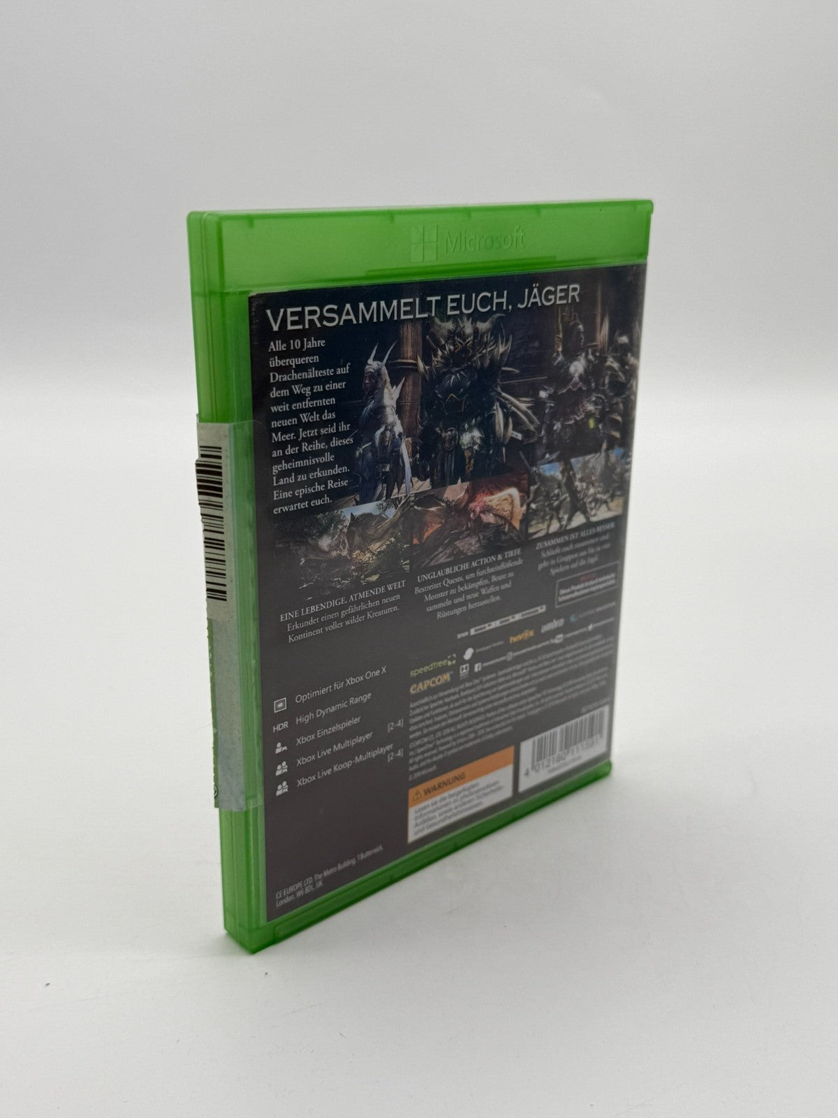 Monster Hunter World Microsoft Xbox One Very Good Condition OVP