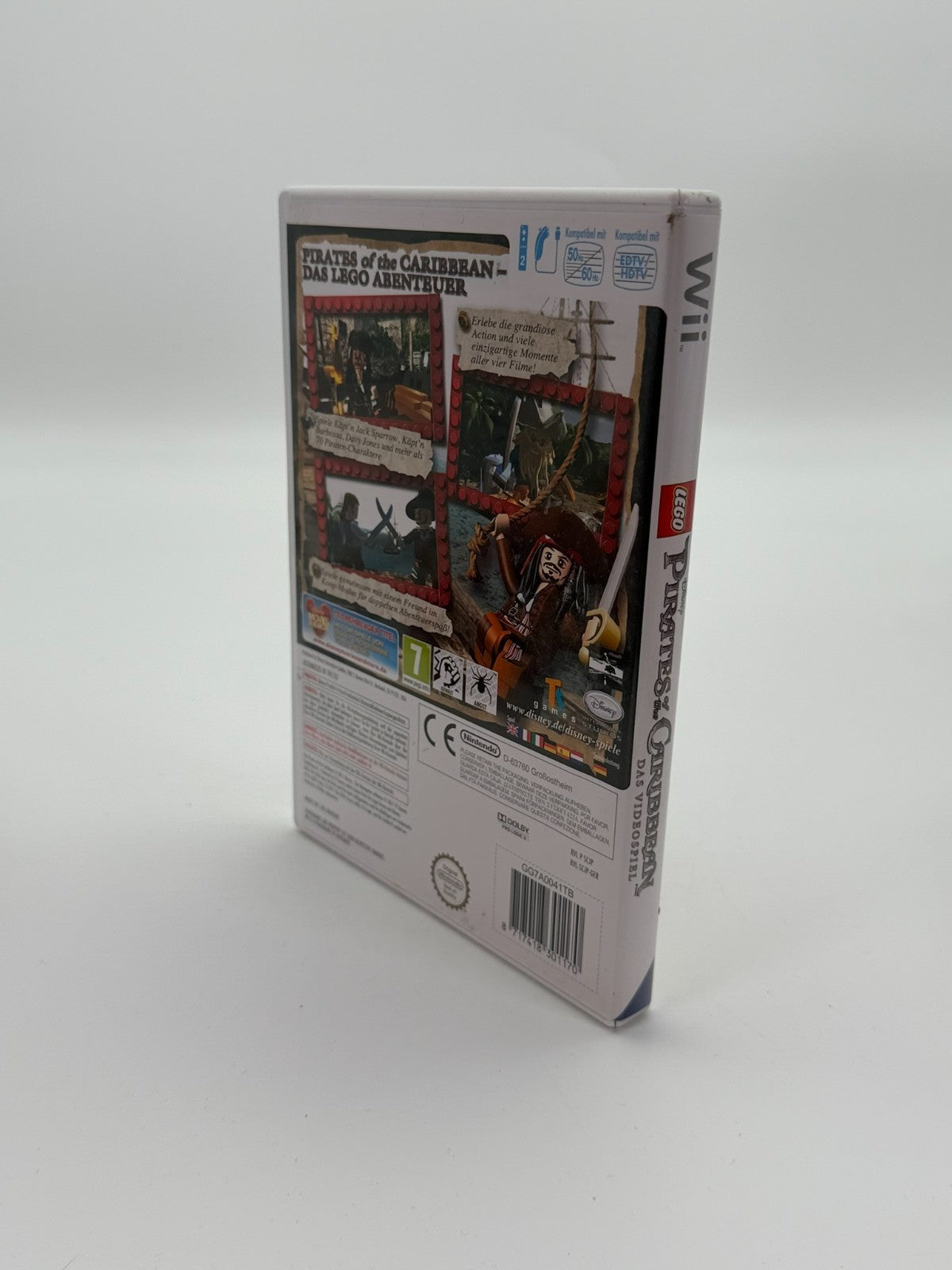 Lego Pirates of the Caribbean Das Videospiel Nintendo Wii Sehr guter Zustand CIB