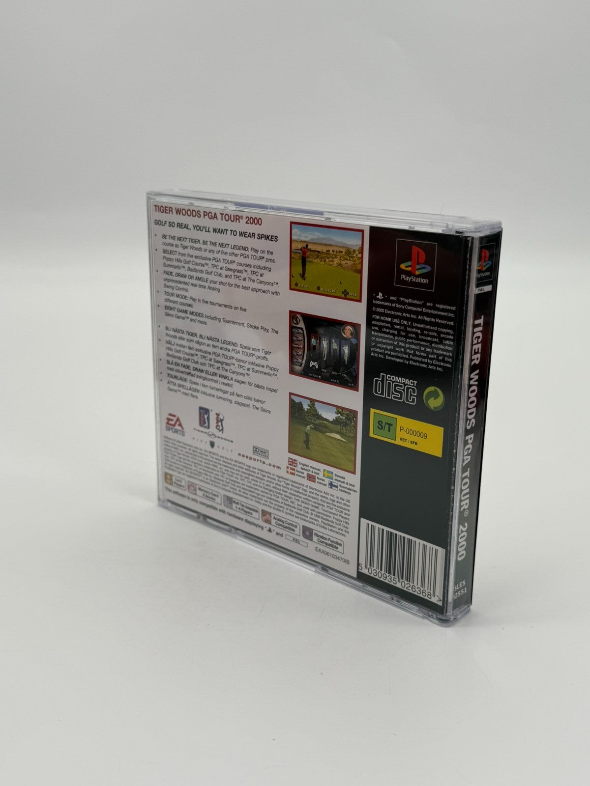 Tiger Woods PGA Tour 2000 Sony Playstation 1 Très bon état CIB