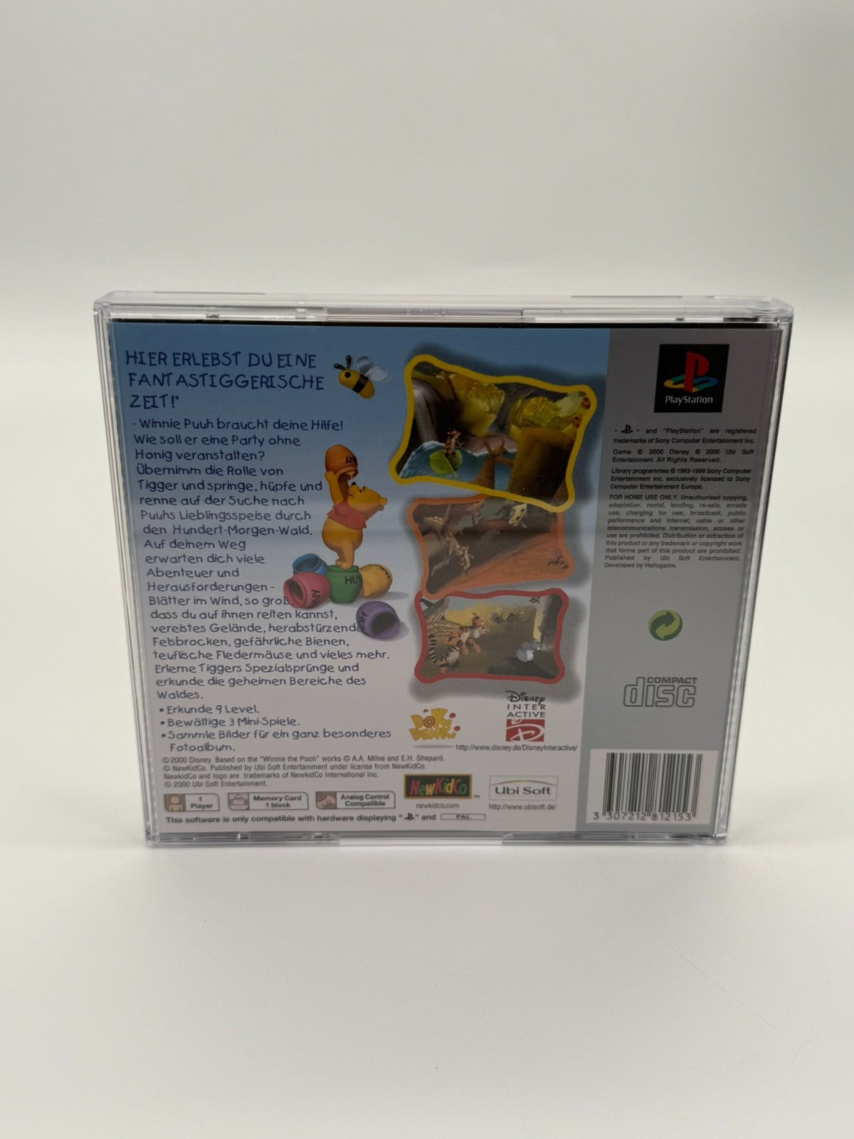 Disneys Tiggers Honigjagd Sony Playstation 1 Neuwertiger Zustand CIB