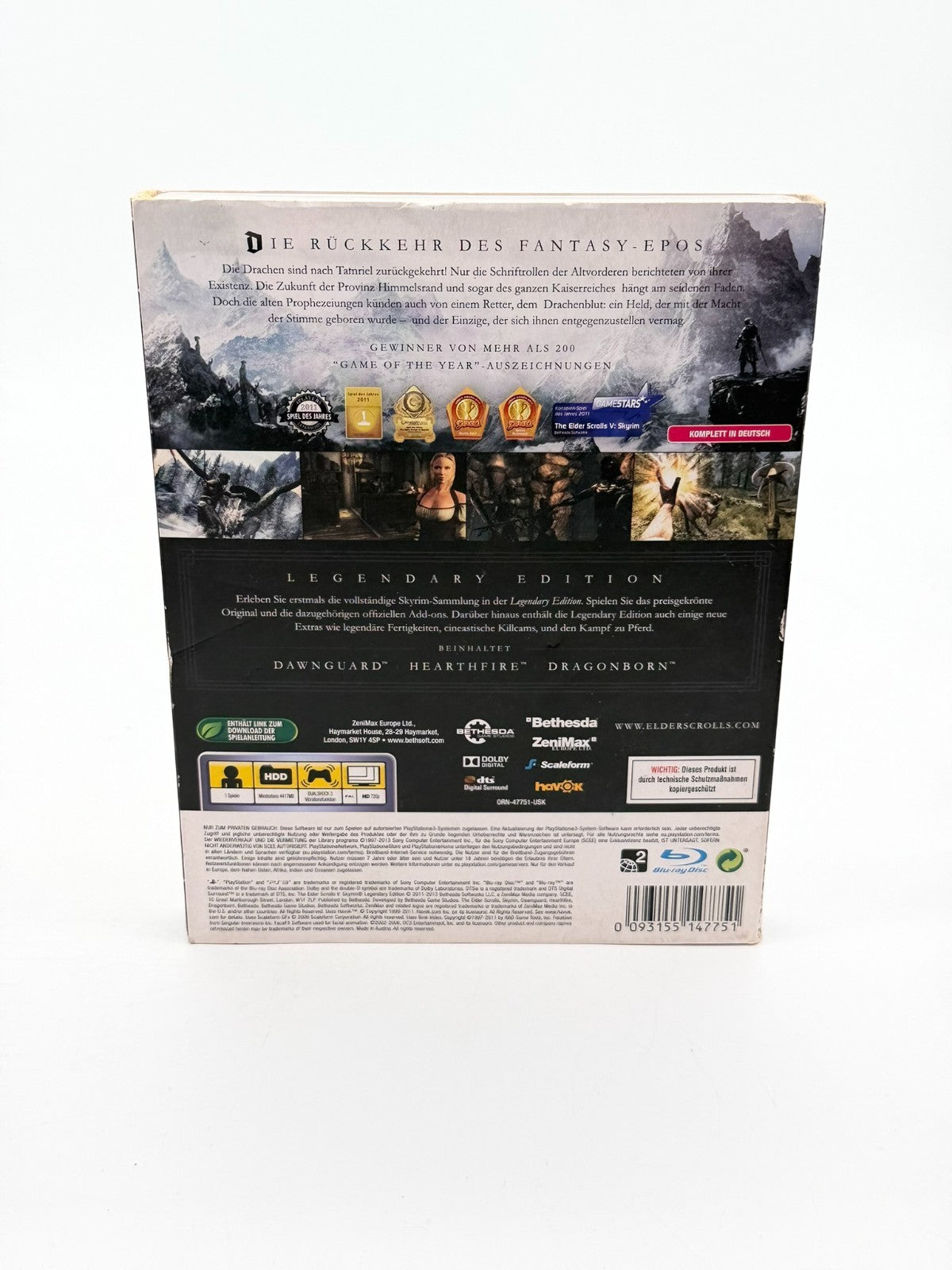 The Elder Scrolls V Skyrim Legendary Edition Sony Playstation 3 Sehr gut