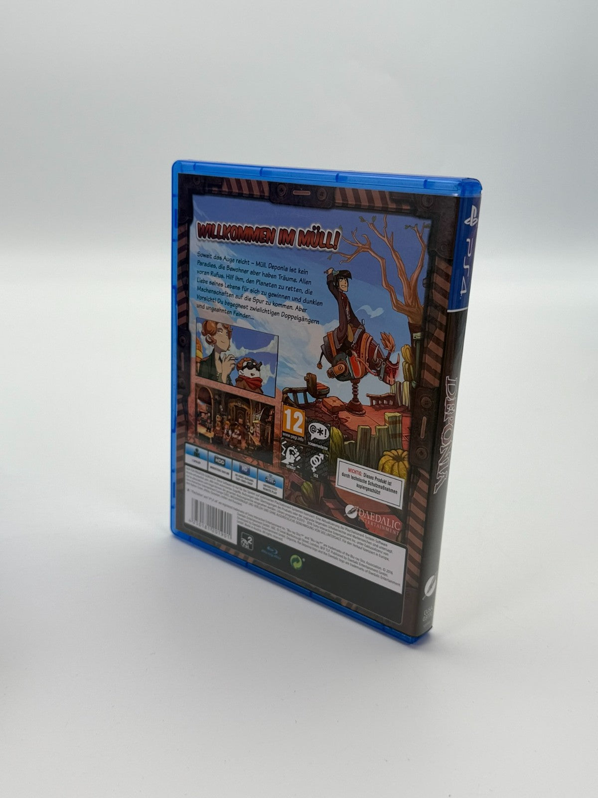 Deponia Sony Playstation 4 guter Zustand OVP