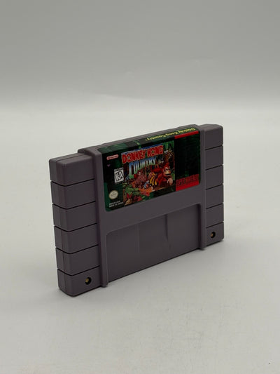 Donkey Kong Country Super Nintendo SNES NTSC-U/C bon état Cartouche + Boîtier