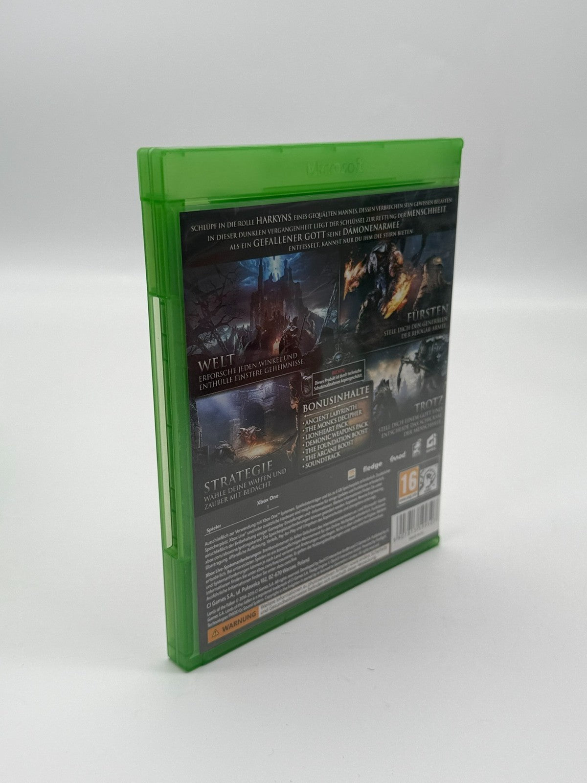 Lords Of The Fallen Game Of The Year Microsoft XBox One Very Good Condition CIB