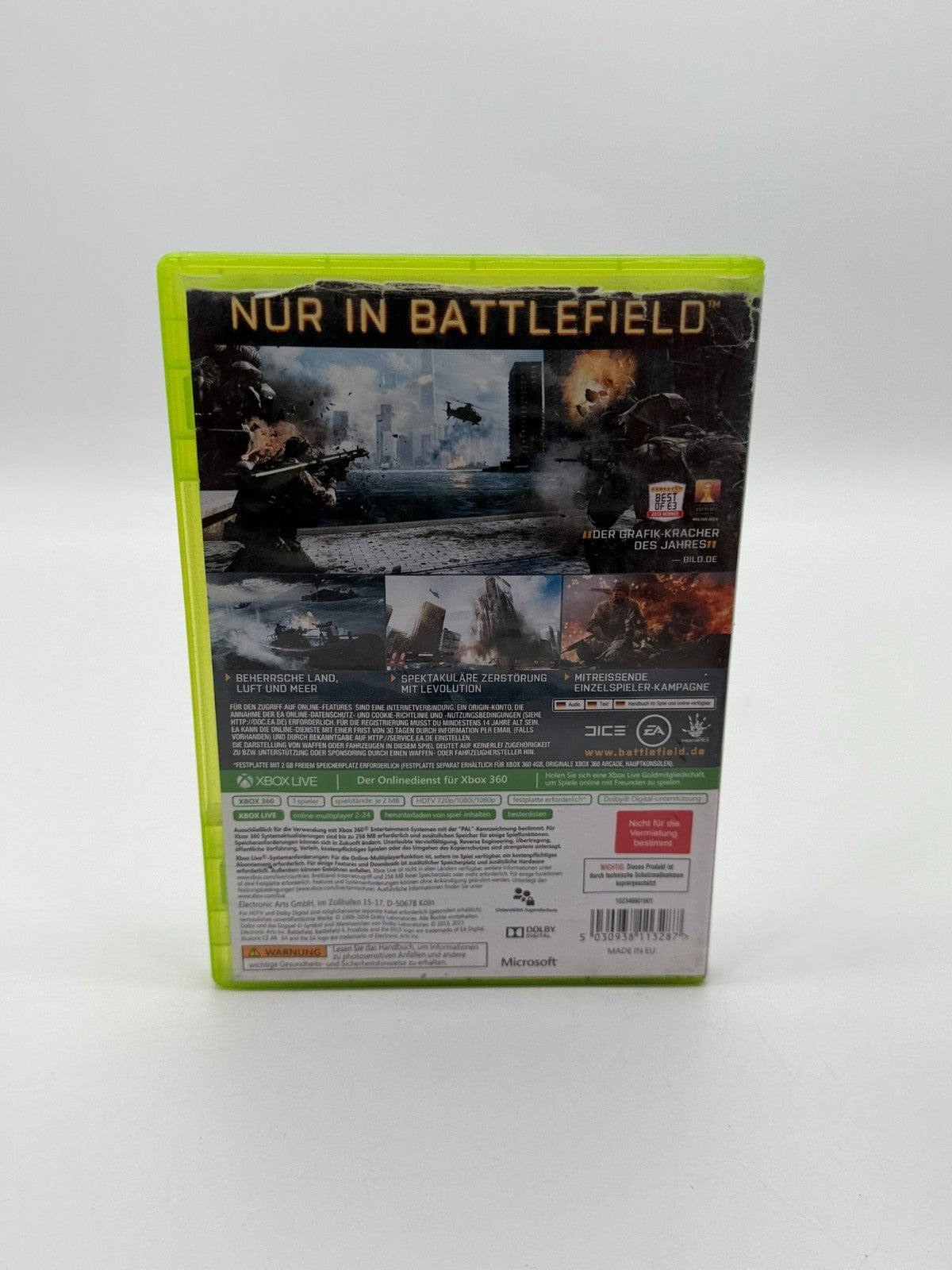 Battlefield 4 Microsoft Xbox 360 Classics Acceptable Condition CIB Sealed
