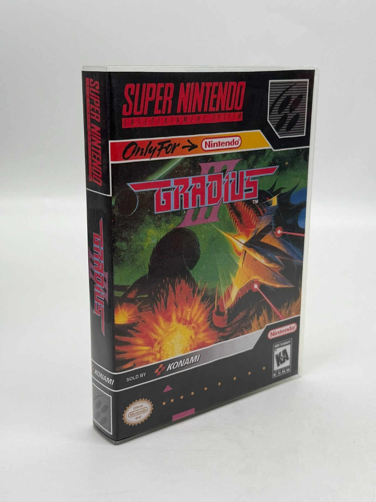 Gradius III Super Nintendo SNES NTSC-U/C Sehr guter Zustand Modul + Anleitung
