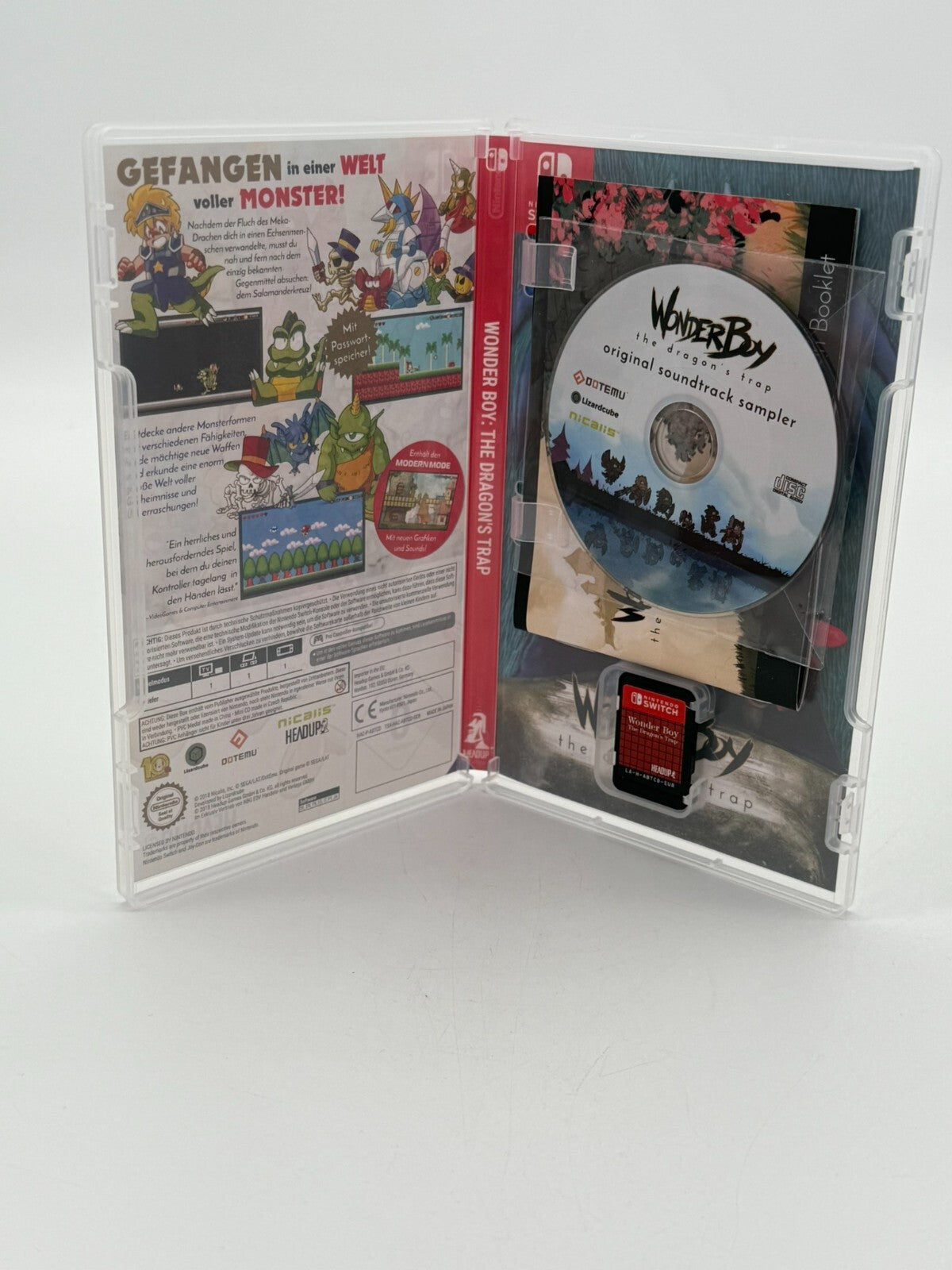 Wonder Boy the dragon trap Nintendo Switch inkl. Soundtrack Sehr gut CIB OVP