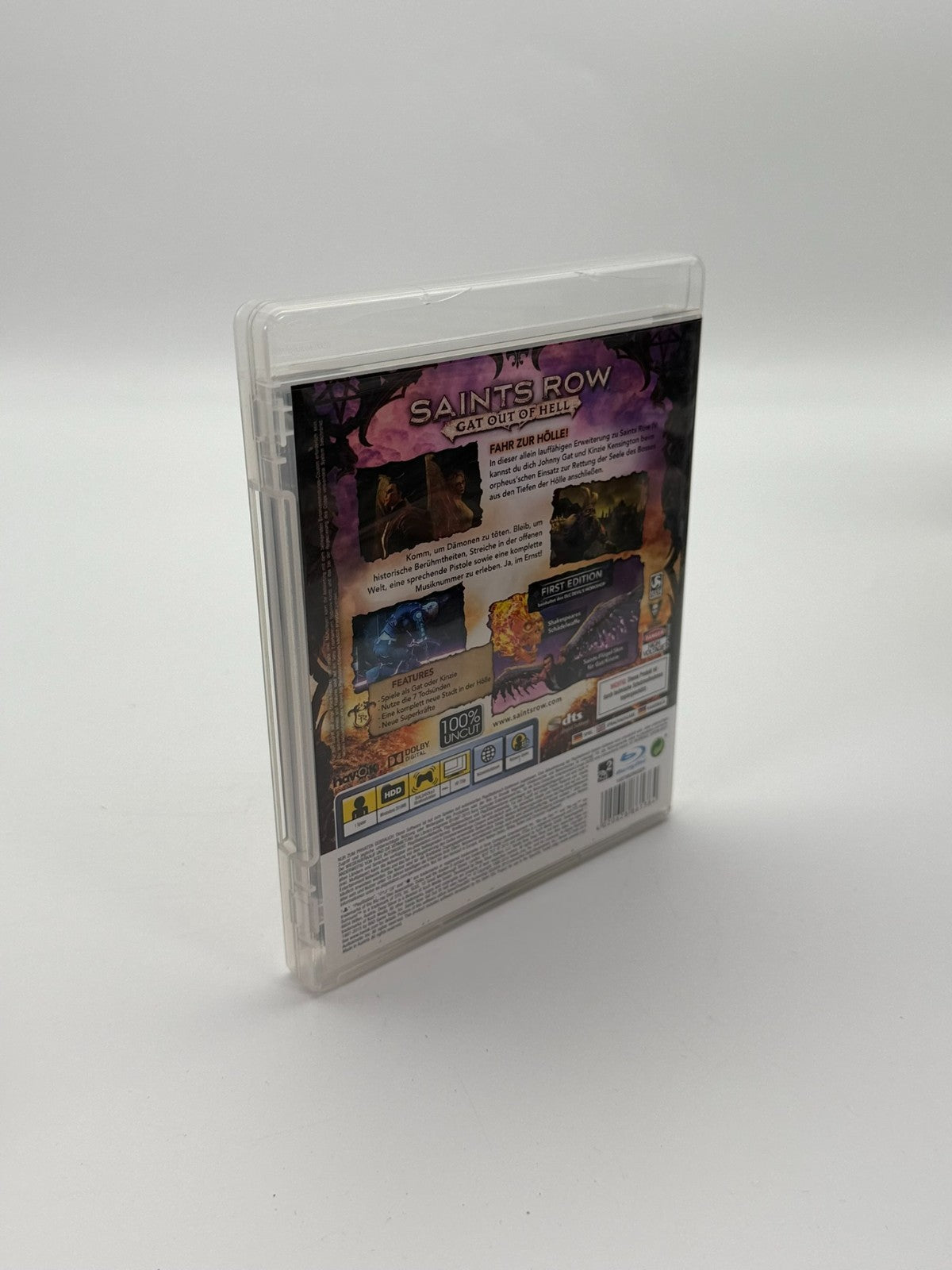 Saints Row Gat Out Of Hell Sony Playstation 3 Sehr guter Zustand CIB OVP