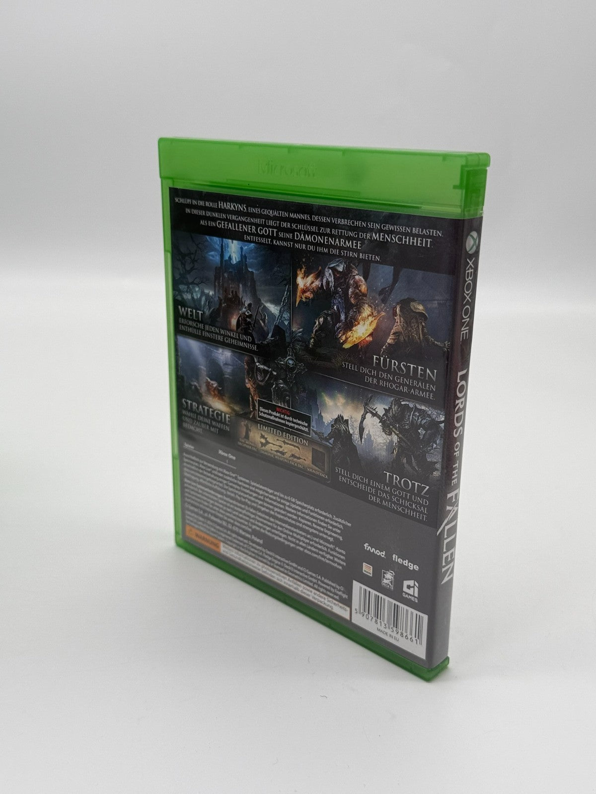 Lords Of The Fallen Limited Edition Microsoft XBox One Sehr guter Zustand CIB