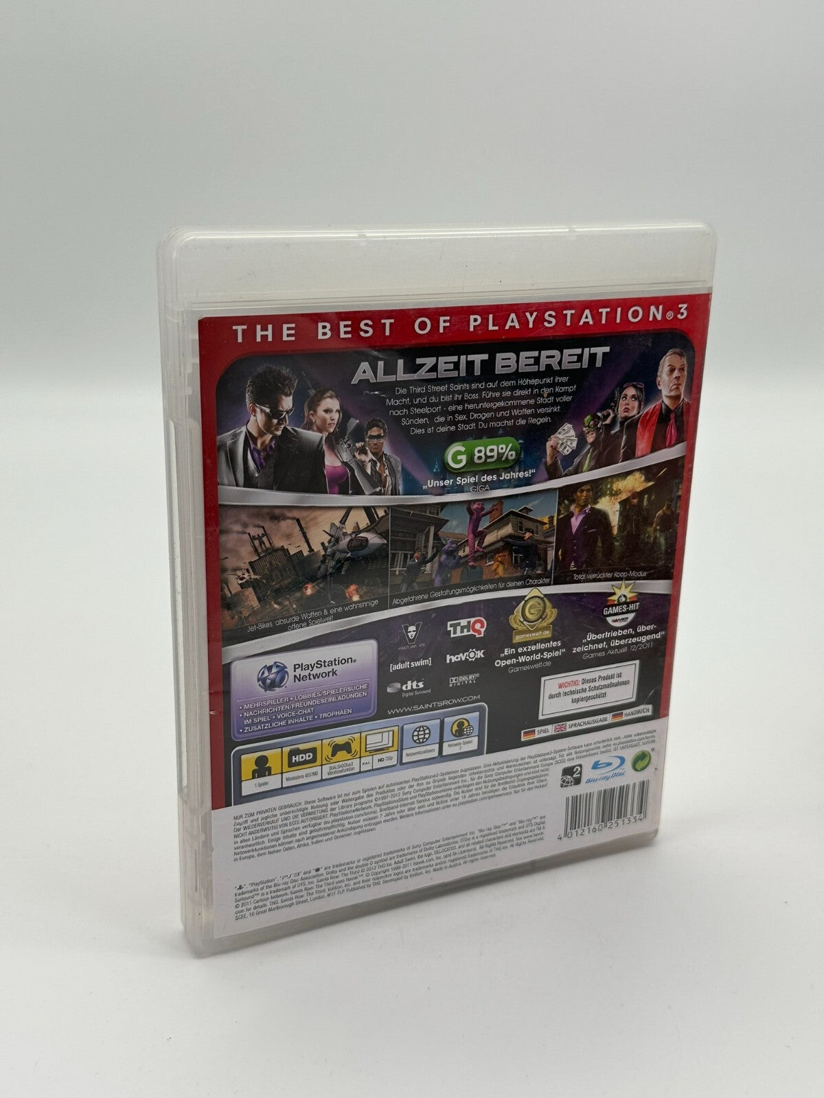 Saints Row The Third Sony Playstation 3 PS3 Sehr guter Zustand CIB OVP