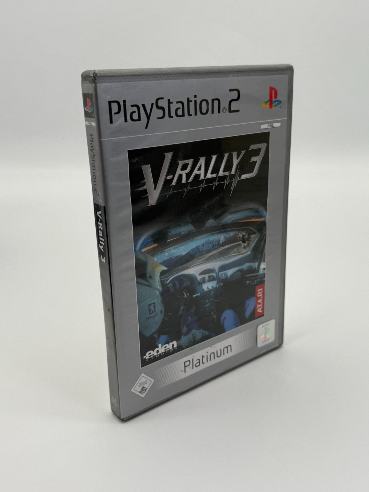 V-Rally 3 Sony PlayStation 2 bon état CIB OVP