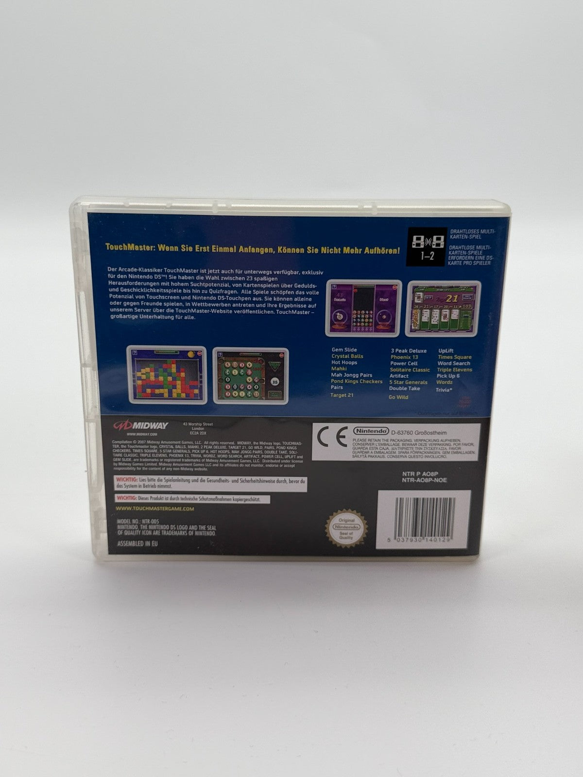 Touchmaster Nintendo DS good condition CIB OVP