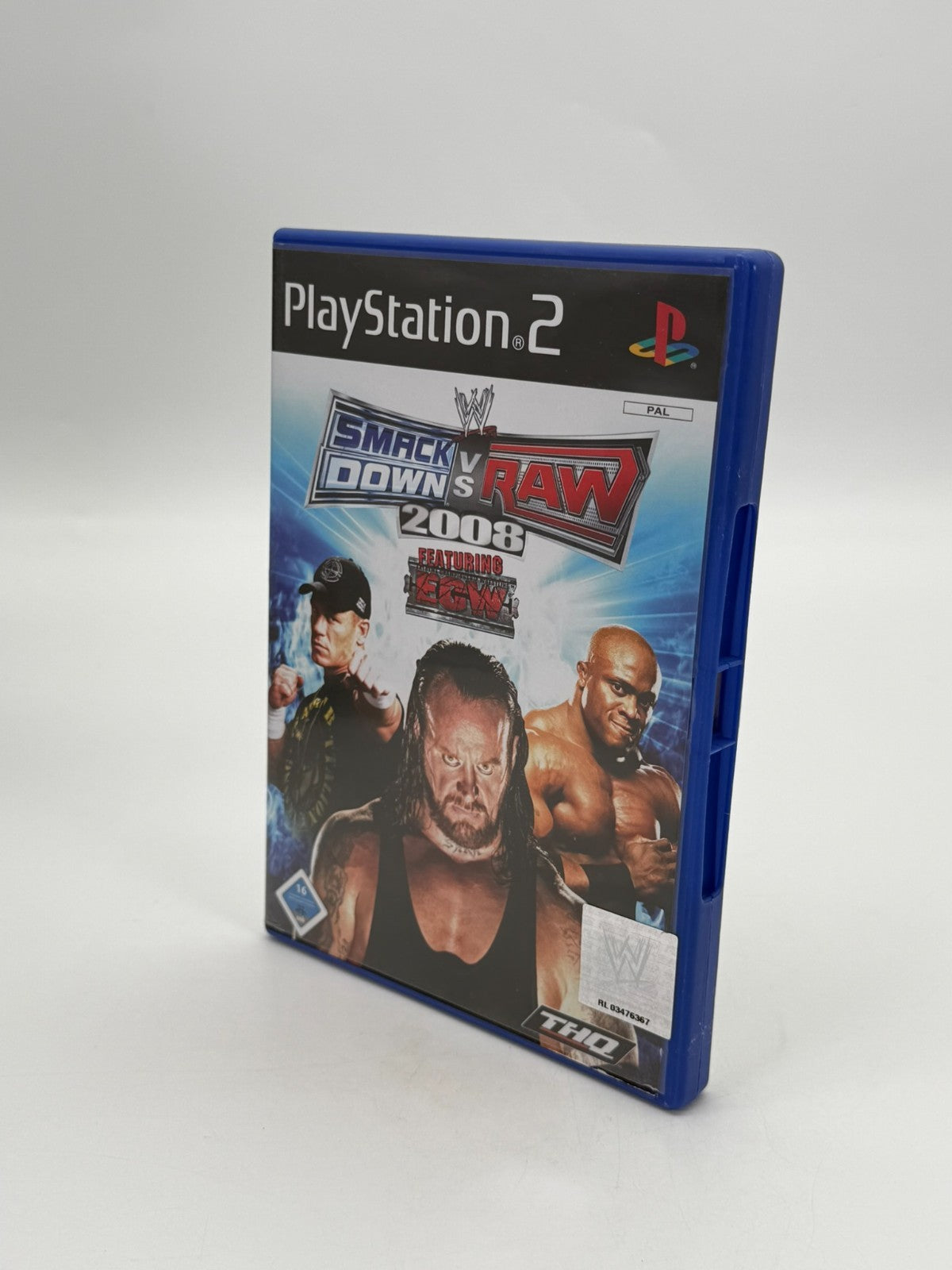 WWE Smack Down vs. Raw 2008 Sony Playstation 2 guter Zustand CIB OVP