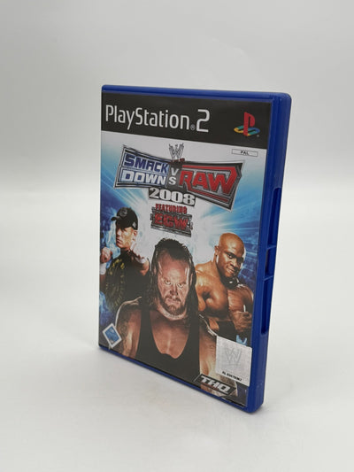 WWE Smack Down vs. Raw 2008 Sony Playstation 2 bon état CIB OVP