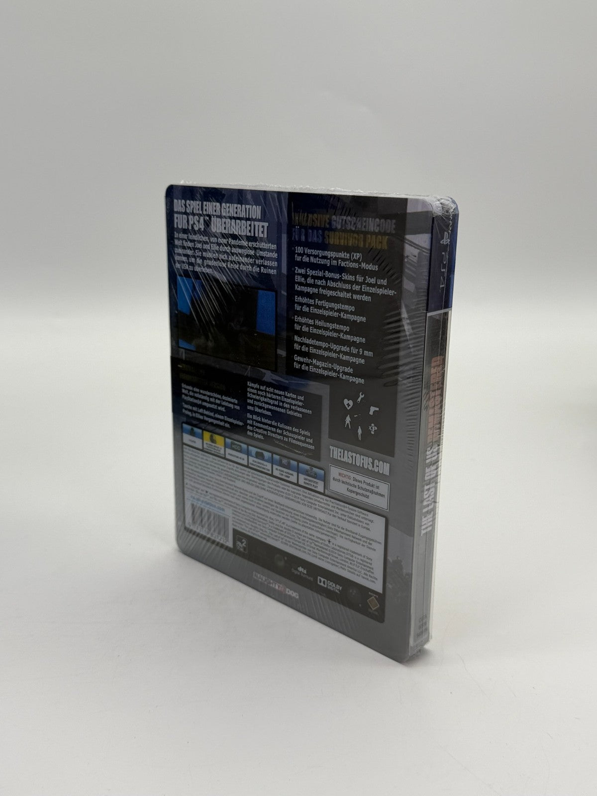 The Last Of Us Remastered Steelbook Edition Sony Playstation 4 Sealed Neu CIB