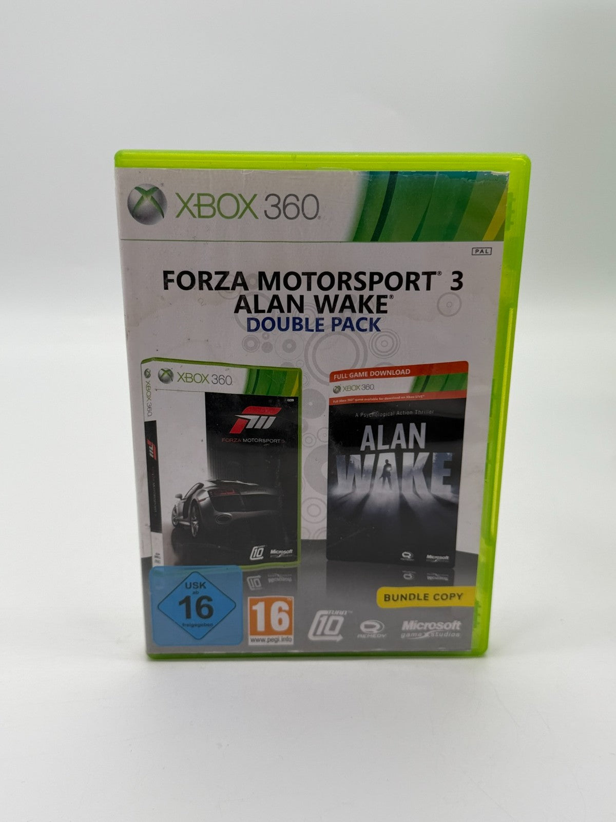 Forza Motorsport 3 & Alan Wake (no code) Microsoft Xbox 360 Good Condition Original Packaging