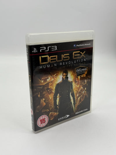 Deus Ex Humans Revolution Limited Edition Sony Playstation 3 Sehr guter Zustand