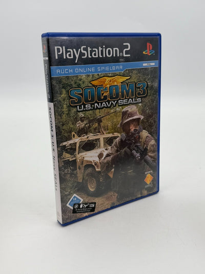 SOCOM 3 U.S. Navy SEALs Sony Playstation 2 Akzeptabler Zustand OVP